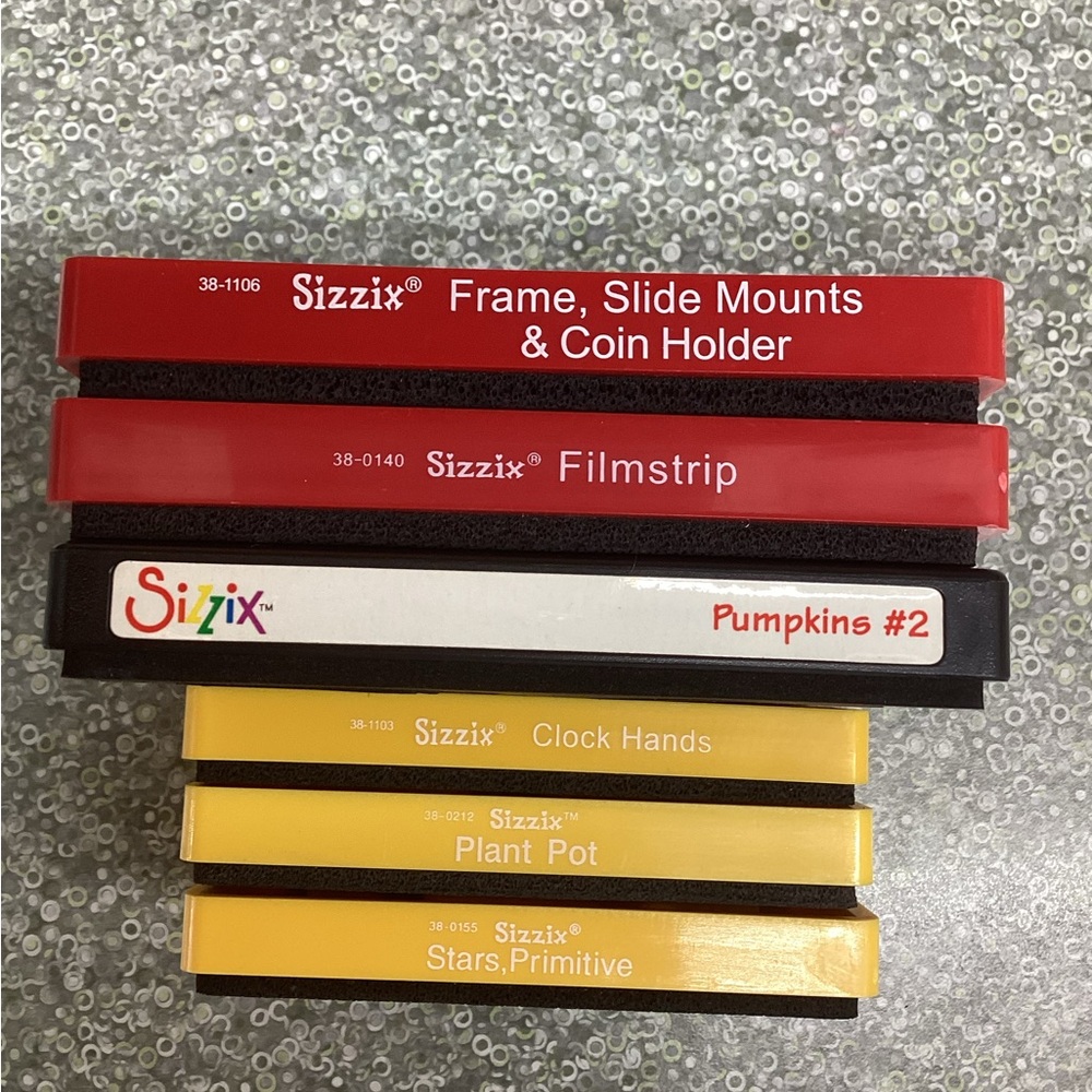 Sizzix Die Cut Set - Red, Yellow, Black